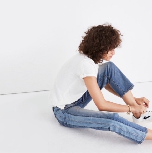 Madewell Cruiser Straight Jeans Two Tone Size 27 - Picture 2 of 9